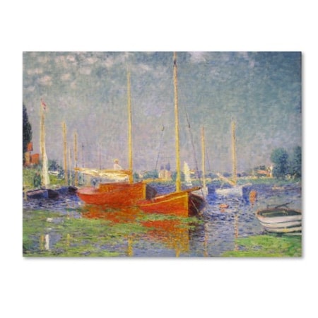 Claude Monet 'Argenteuil' Canvas Art,35x47